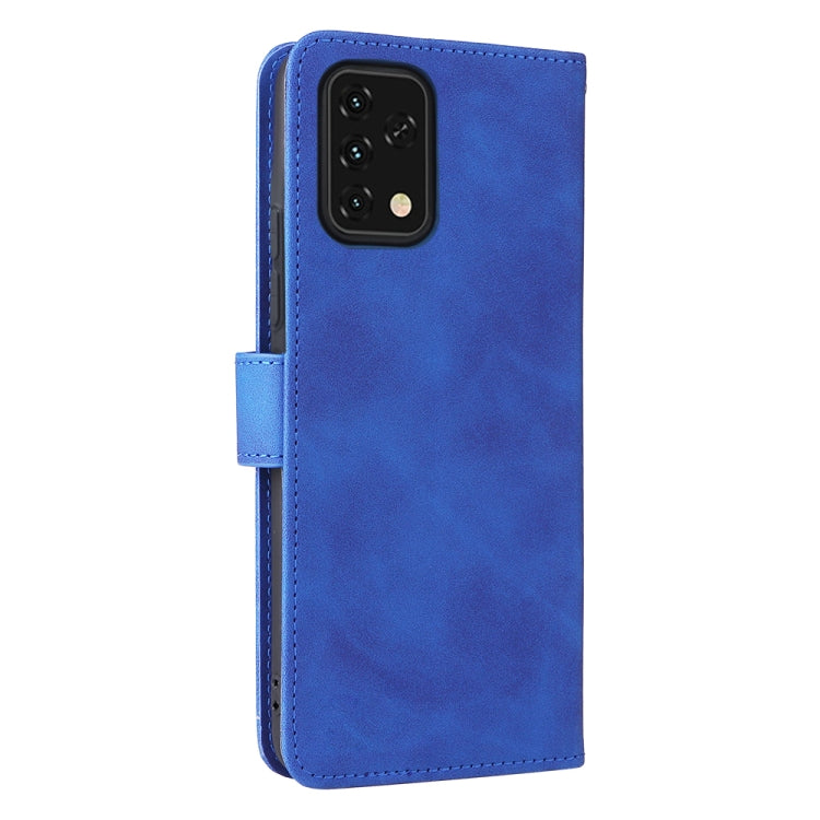 For Umidigi Power 5S Skin Feel Magnetic Buckle Calf Texture PU Phone Case(Blue) - Doogee Cases by buy2fix | Online Shopping UK | buy2fix