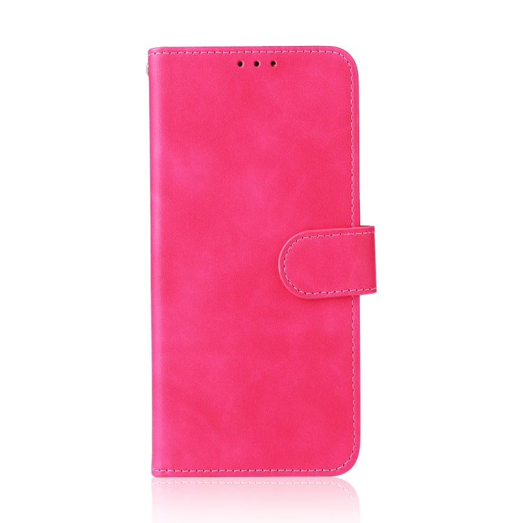 For Umidigi Power 5S Skin Feel Magnetic Buckle Calf Texture PU Phone Case(Rose Red) - Doogee Cases by buy2fix | Online Shopping UK | buy2fix