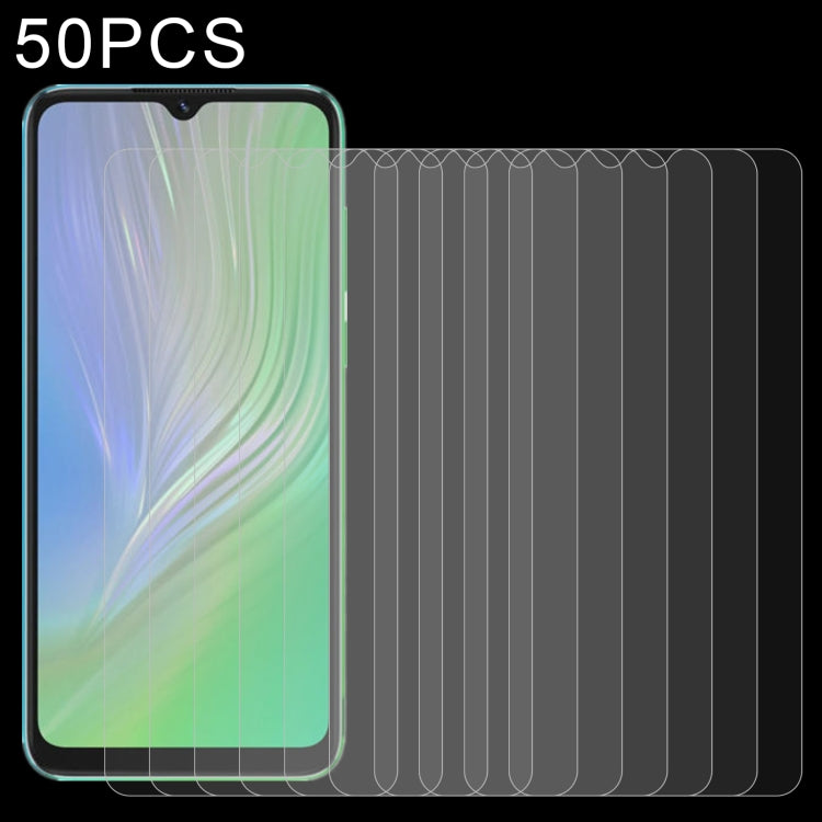 50 PCS 0.26mm 9H 2.5D Tempered Glass Film For Blackview A55 - For Blackview by buy2fix | Online Shopping UK | buy2fix