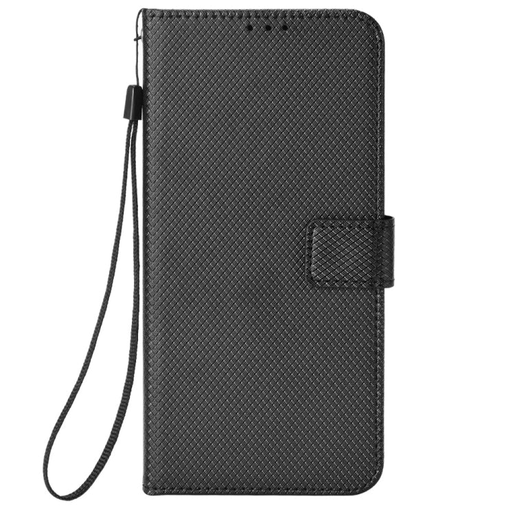 For Blackview A55 Diamond Texture Leather Phone Case(Black) - More Brand by buy2fix | Online Shopping UK | buy2fix