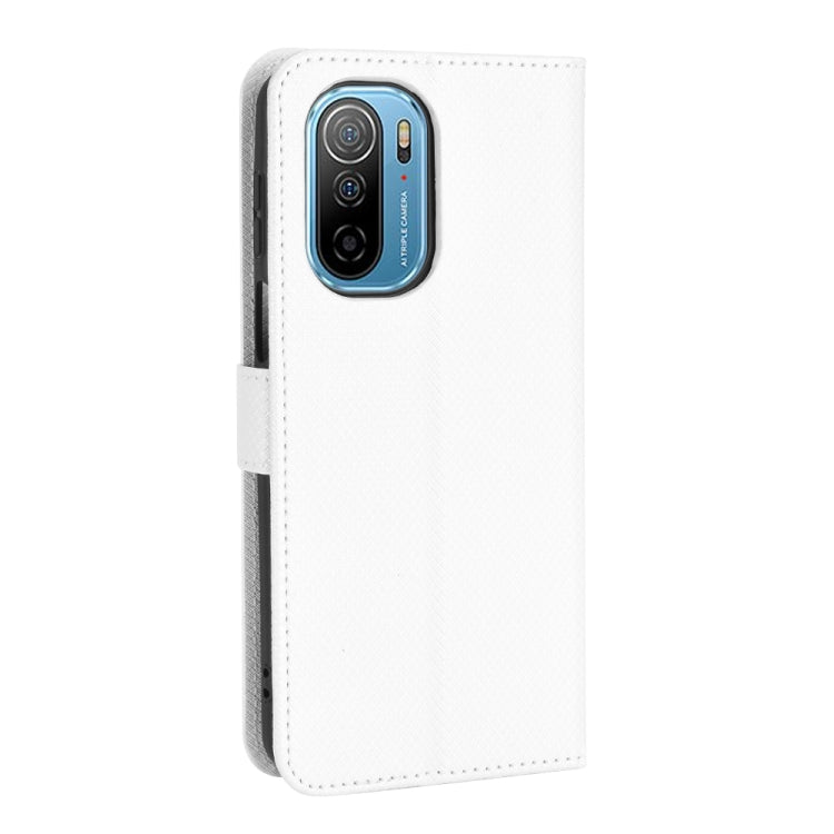 For Ulefone Note 13P Diamond Texture Leather Phone Case(White) - Ulefone Cases by buy2fix | Online Shopping UK | buy2fix