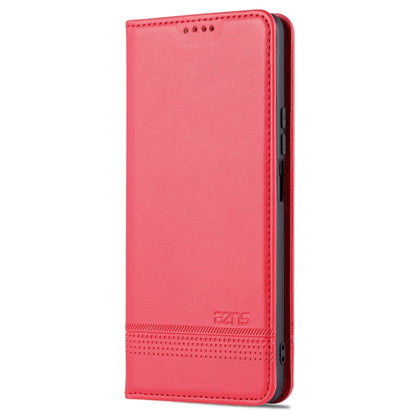 For Honor X30 AZNS Magnetic Calf Texture Leather Phone Case(Red) - Honor Cases by AZNS | Online Shopping UK | buy2fix