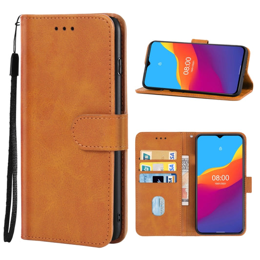 Leather Phone Case For Ulefone Note 10P(Brown) - Ulefone Cases by buy2fix | Online Shopping UK | buy2fix