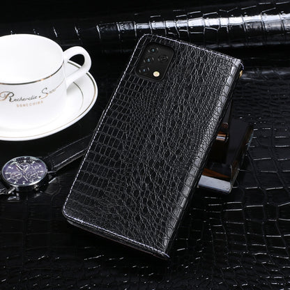 For Umidigi A11S idewei Crocodile Texture Leather Phone Case(Black) - More Brand by idewei | Online Shopping UK | buy2fix