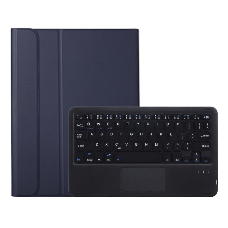 A700B-A Bluetooth Keyboard Leather Case with Pen Slot & Touchpad For Samsung Galaxy Tab S8 11 inch SM-X700 / SM-X706(Blue) - Samsung Keyboard by buy2fix | Online Shopping UK | buy2fix