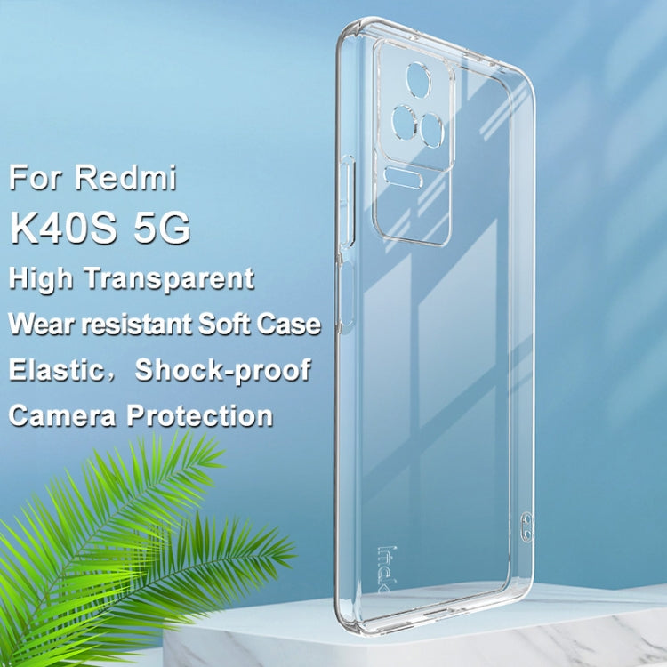 For Xiaomi Redmi K40S 5G IMAK UX-5 Series Transparent TPU Phone Case(Transparent) - Xiaomi Cases by imak | Online Shopping UK | buy2fix