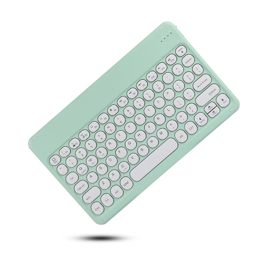 X4 Universal Round Keys Panel Spray Color Bluetooth Keyboard(Mint Green) - Universal Keyboard by buy2fix | Online Shopping UK | buy2fix