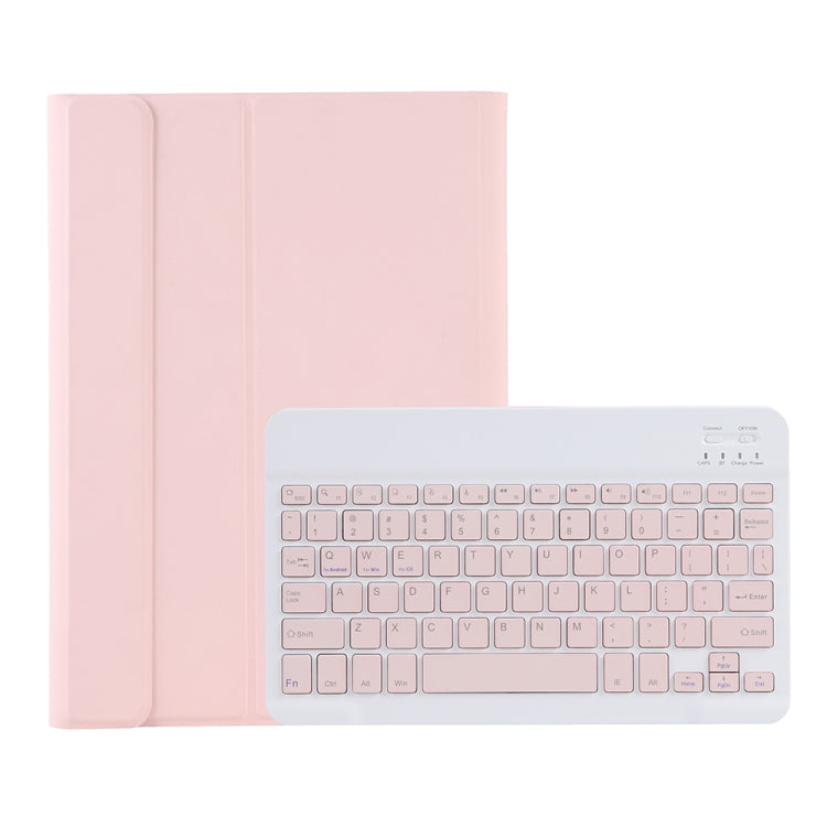 A610B Candy Color Bluetooth Keyboard Leather Case with Pen Slot For Samsung Galaxy Tab S6 Lite 10.4 inch SM-P610 / SM-P615(Pink) - Samsung Keyboard by buy2fix | Online Shopping UK | buy2fix