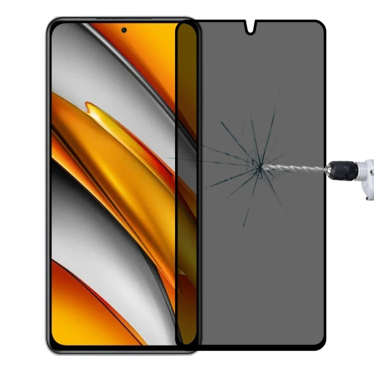 Full Cover Anti-peeping Tempered Glass Film For Xiaomi Poco F3 -  by buy2fix | Online Shopping UK | buy2fix