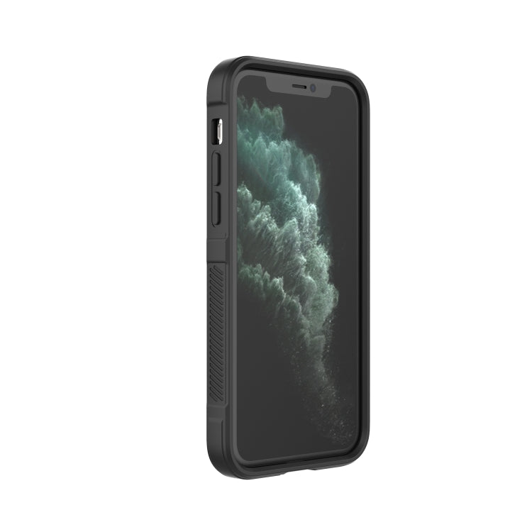 For iPhone 11 Pro Magic Shield TPU + Flannel Phone Case (Dark Grey) - iPhone 11 Pro Cases by buy2fix | Online Shopping UK | buy2fix