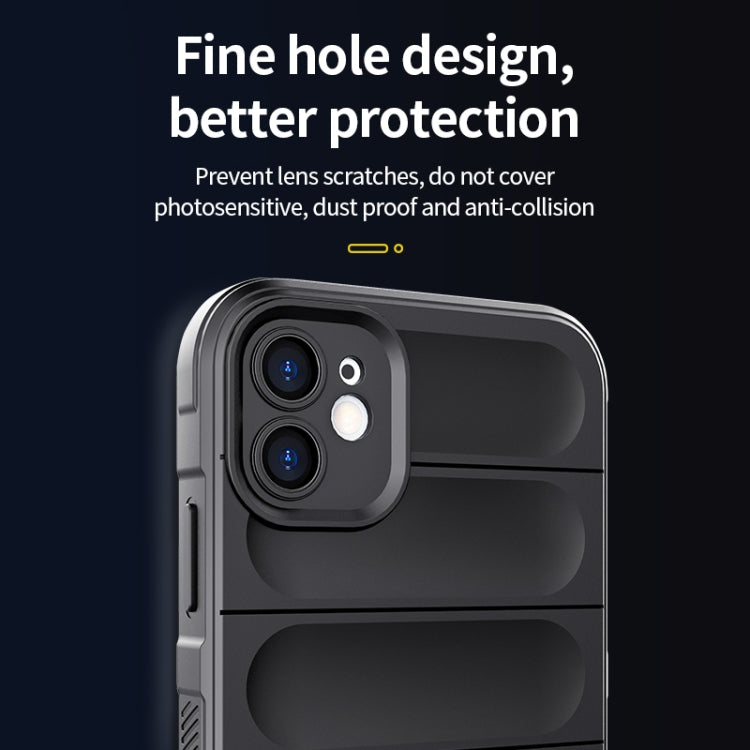 For iPhone 11 Pro Magic Shield TPU + Flannel Phone Case (Dark Grey) - iPhone 11 Pro Cases by buy2fix | Online Shopping UK | buy2fix