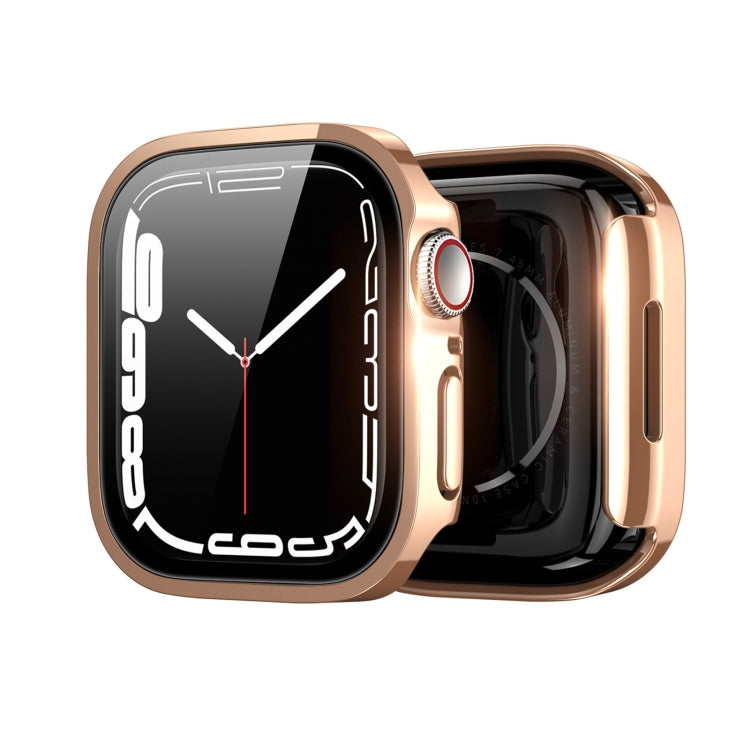 DUX DUCIS Electroplated PC Watch Case For Apple Watch Series 6&SE&5&4 40mm / 3&2&1 38mm(Rose Gold) - Watch Cases by DUX DUCIS | Online Shopping UK | buy2fix