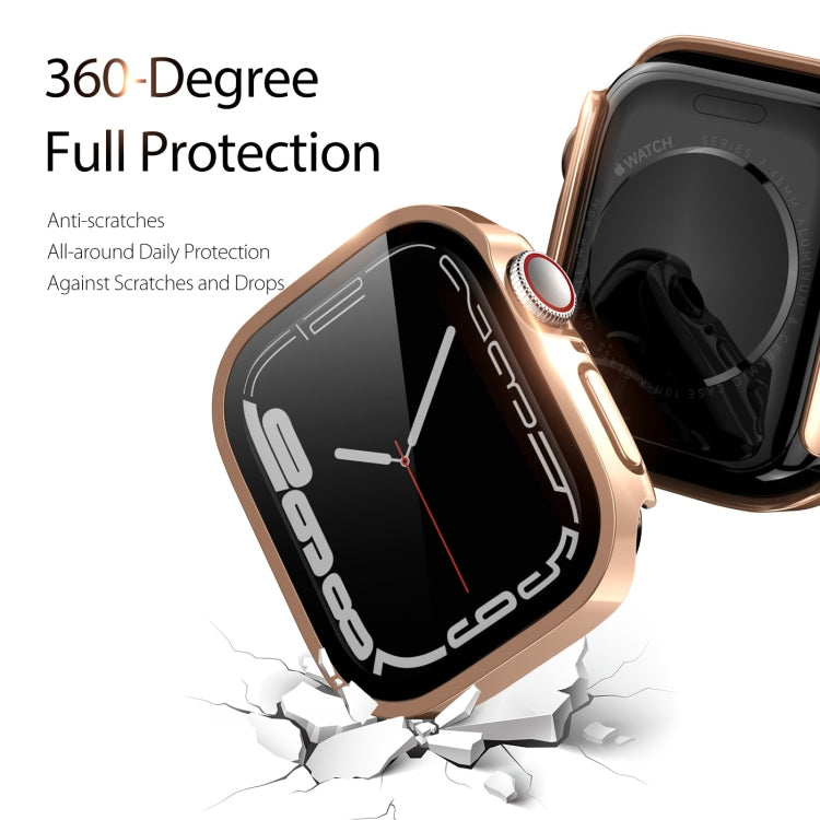 DUX DUCIS Electroplated PC Watch Case For Apple Watch Series 6&SE&5&4 40mm / 3&2&1 38mm(Rose Gold) - Watch Cases by DUX DUCIS | Online Shopping UK | buy2fix