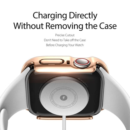 DUX DUCIS Electroplated PC Watch Case For Apple Watch Series 6&SE&5&4 44mm / 3&2&1 42mm(Rose Gold) - Watch Cases by DUX DUCIS | Online Shopping UK | buy2fix