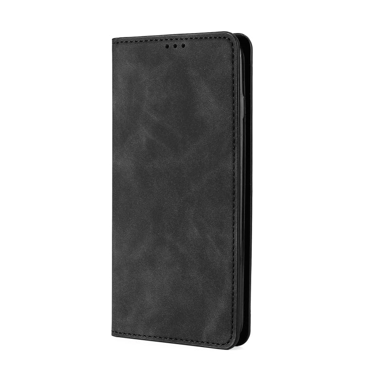 For Blackview A55 Skin Feel Magnetic Horizontal Flip Leather Phone Case(Black) - More Brand by buy2fix | Online Shopping UK | buy2fix