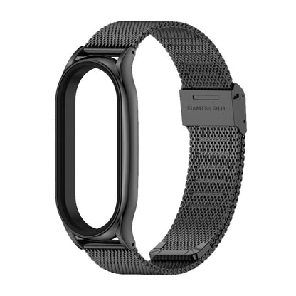 For Xiaomi Mi Band 7 / 7 NFC MIJOBS Milan Buckle Plus Stainless Steel Watch Band(Black) - Watch Bands by MIJOBS | Online Shopping UK | buy2fix