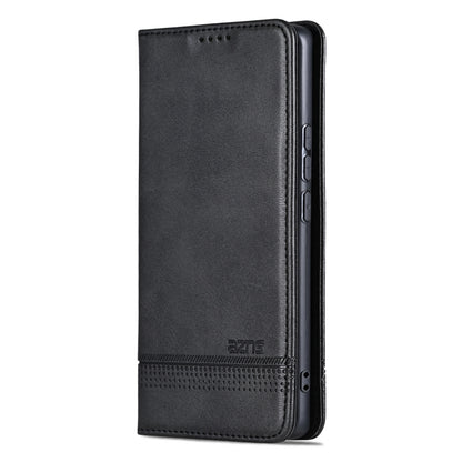 For vivo X100 AZNS Magnetic Calf Texture Leather Phone Case(Black) - X100 Cases by AZNS | Online Shopping UK | buy2fix