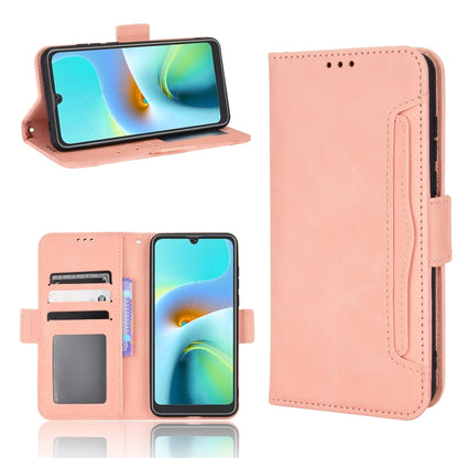 For Blackview A50 Skin Feel Calf Pattern Leather Phone Case(Pink) - More Brand by buy2fix | Online Shopping UK | buy2fix