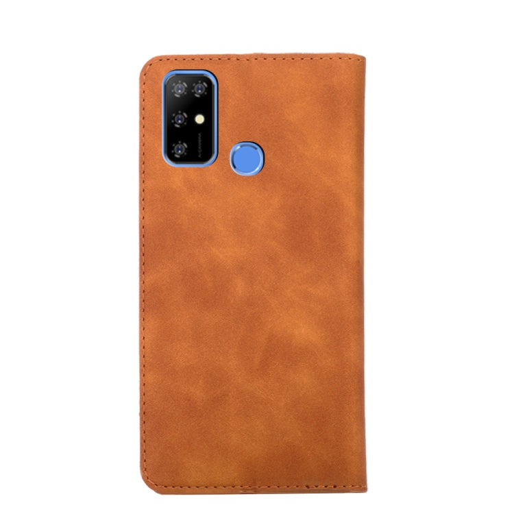 For DOOGEE X96 Pro Skin Feel Magnetic Horizontal Flip Leather Phone Case(Light Brown) - More Brand by buy2fix | Online Shopping UK | buy2fix