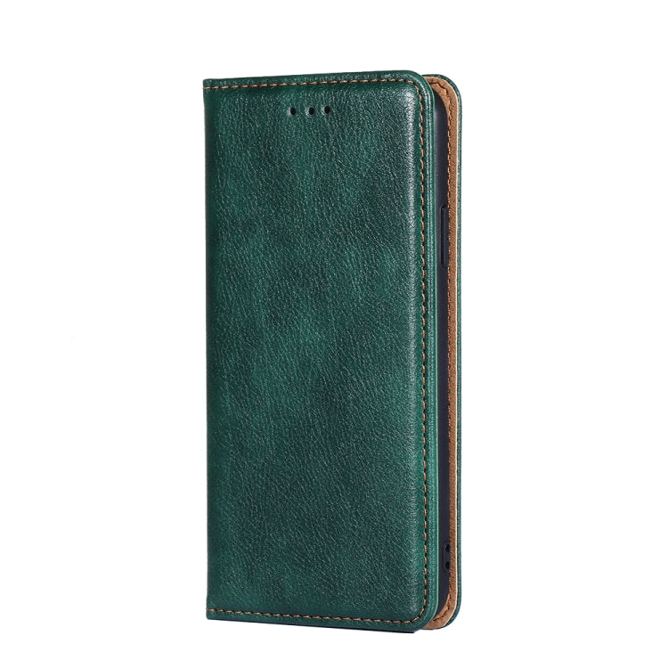 For DOOGEE X96 Pro Gloss Oil Solid Color Magnetic Leather Phone Case(Green) - Doogee Cases by buy2fix | Online Shopping UK | buy2fix