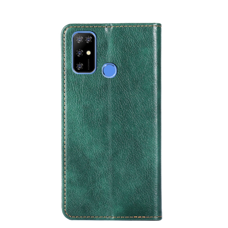 For DOOGEE X96 Pro Gloss Oil Solid Color Magnetic Leather Phone Case(Green) - Doogee Cases by buy2fix | Online Shopping UK | buy2fix