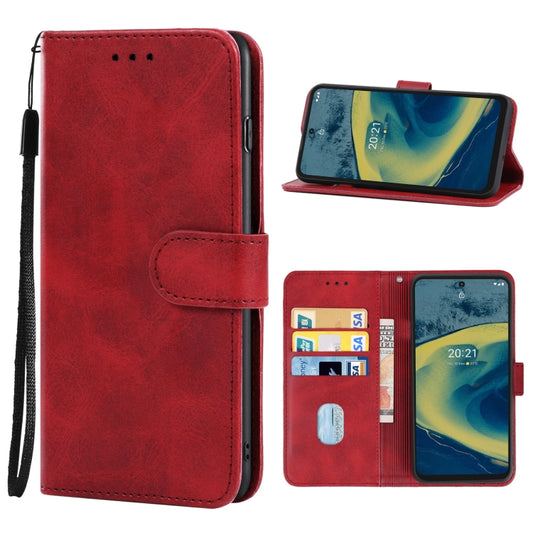 For Nokia XR20 Leather Phone Case(Red) - Nokia Cases by buy2fix | Online Shopping UK | buy2fix