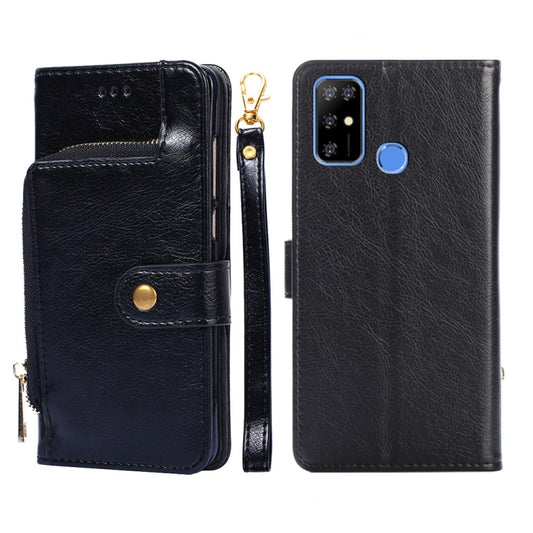 For DOOGEE X96 Pro Zipper Bag Leather Phone Case(Black) - More Brand by buy2fix | Online Shopping UK | buy2fix