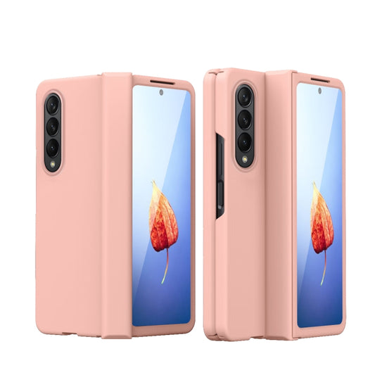 For Samsung Galaxy Z Fold4 Full Body Hinge Phone Case(Pink) - Galaxy Phone Cases by buy2fix | Online Shopping UK | buy2fix