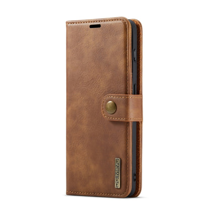 For OnePlus 10 Pro DG.MING Crazy Horse Texture Detachable Magnetic Leather Phone Case(Brown) - OnePlus Cases by DG.MING | Online Shopping UK | buy2fix