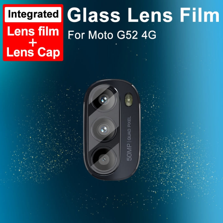 For Motorola Moto G52 4G imak Integrated Rear Camera Lens Tempered Glass Film - Other by imak | Online Shopping UK | buy2fix