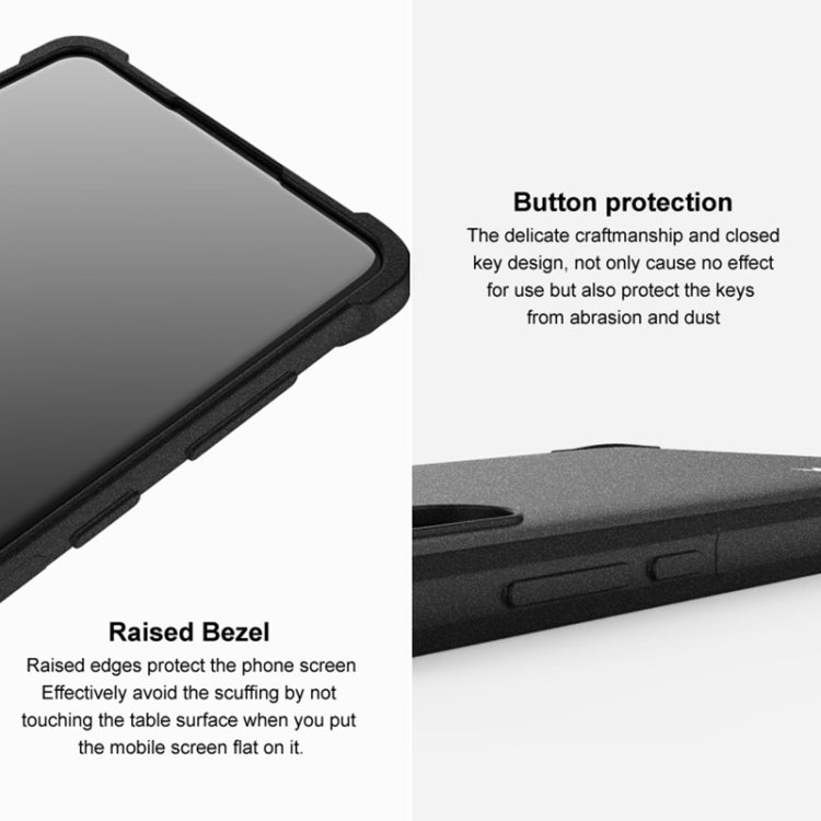 For Xiaomi Black Shark 5 IMAK All-inclusive Shockproof Airbag TPU Case with Screen Protector (Matte Black) - Xiaomi Cases by imak | Online Shopping UK | buy2fix