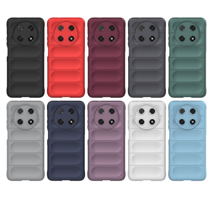 For Huawei Nova Y90/Enjoy 50 Pro Magic Shield TPU + Flannel Phone Case(Wine Red) - Huawei Cases by buy2fix | Online Shopping UK | buy2fix