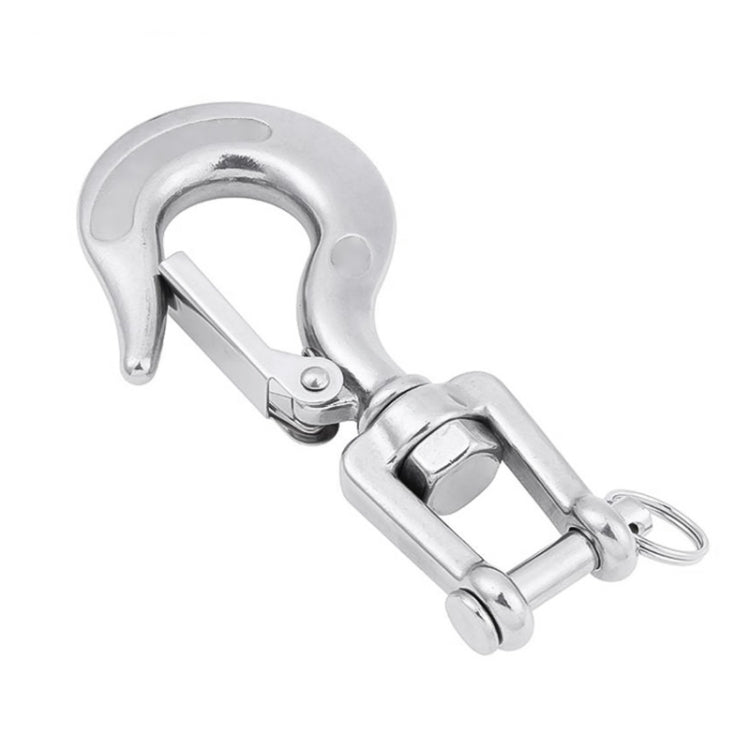 650kg Load Bearing 304 Stainless Steel Rotatable Fork Hoist Chain Lifting Cargo Hook - Marine Accessories & Parts by buy2fix | Online Shopping UK | buy2fix