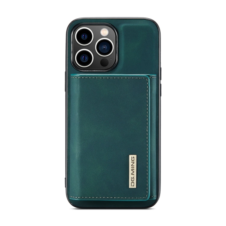 For iPhone 14 Pro Max DG.MING M1 Series 3-Fold Multi Card Wallet Leather Case(Green) - iPhone 14 Pro Max Cases by DG.MING | Online Shopping UK | buy2fix