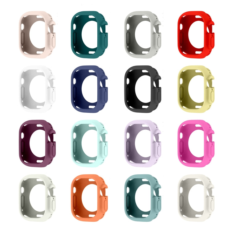 For Apple Watch Ultra 49mm Candy TPU Protective Case(Red) - Watch Cases by buy2fix | Online Shopping UK | buy2fix