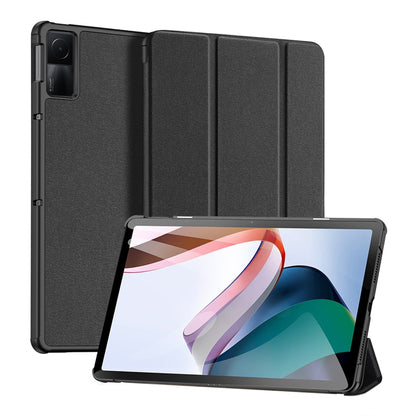 For Xiaomi Redmi Pad 10.61 DUX DUCIS Domo Series Magnetic Flip Leather Tablet Case(Black) - More Tablet Cases by DUX DUCIS | Online Shopping UK | buy2fix