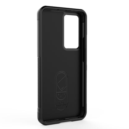 For Xiaomi 12T Pro Magic Shield TPU + Flannel Phone Case(Dark Green) - Xiaomi Cases by buy2fix | Online Shopping UK | buy2fix