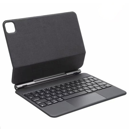 For iPad Pro 11 inch 2021/2020/2018 P11 Bluetooth Keyboard Leather Case with Touch Pad(Black) - For iPad Pro by buy2fix | Online Shopping UK | buy2fix