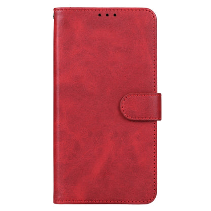 For vivo Y02 Leather Phone Case(Red) - vivo Cases by buy2fix | Online Shopping UK | buy2fix