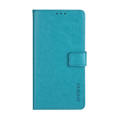 For Infinix Note 12 idewei Crazy Horse Texture Leather Phone Case(Sky Blue) - Infinix Cases by idewei | Online Shopping UK | buy2fix