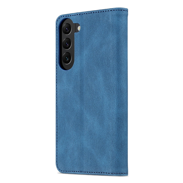 For Samsung Galaxy S23 5G AZNS Dream II Skin Feel Flip Leather Phone Case(Blue) - Galaxy S23 5G Cases by AZNS | Online Shopping UK | buy2fix