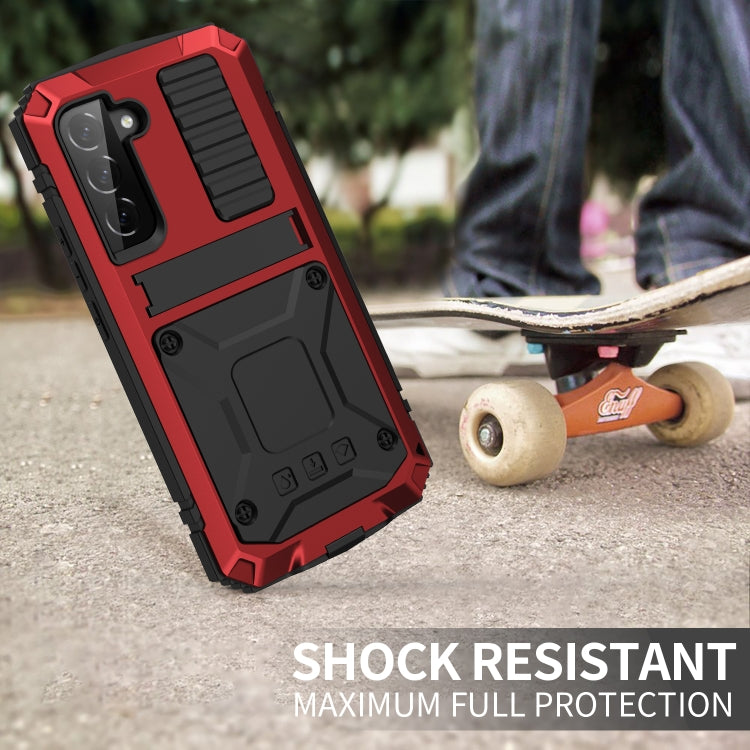 For Samsung Galaxy S23 5G R-JUST Life Waterproof Dustproof Shockproof Phone Case(Red) - Galaxy S23 5G Cases by R-JUST | Online Shopping UK | buy2fix