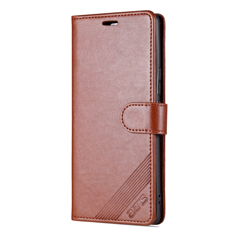 For Honor 80 Pro AZNS Sheepskin Texture Flip Leather Phone Case(Brown) - Honor Cases by AZNS | Online Shopping UK | buy2fix