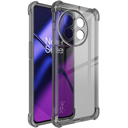 For OnePlus 11 5G imak Shockproof Airbag TPU Phone Case(Transparent Black) - OnePlus Cases by imak | Online Shopping UK | buy2fix