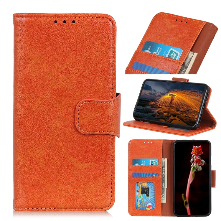 For OnePlus 11 5G Nappa Texture Flip Leather Phone Case(Orange) - OnePlus Cases by buy2fix | Online Shopping UK | buy2fix