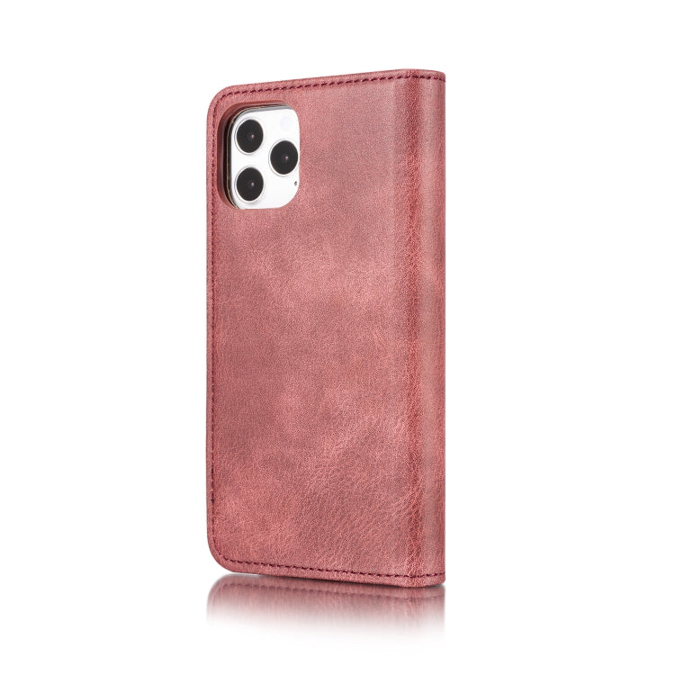 For iPhone 12 Pro Max DG.MING Crazy Horse Texture Detachable Magnetic Leather Case(Red) - iPhone 12 Pro Max Cases by DG.MING | Online Shopping UK | buy2fix