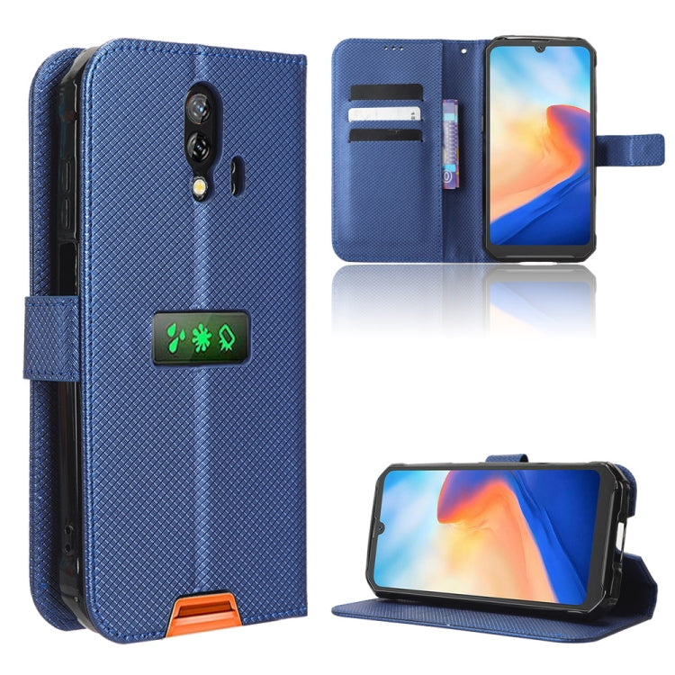 For Blackview BV7200 Diamond Texture Leather Phone Case(Blue) - More Brand by buy2fix | Online Shopping UK | buy2fix