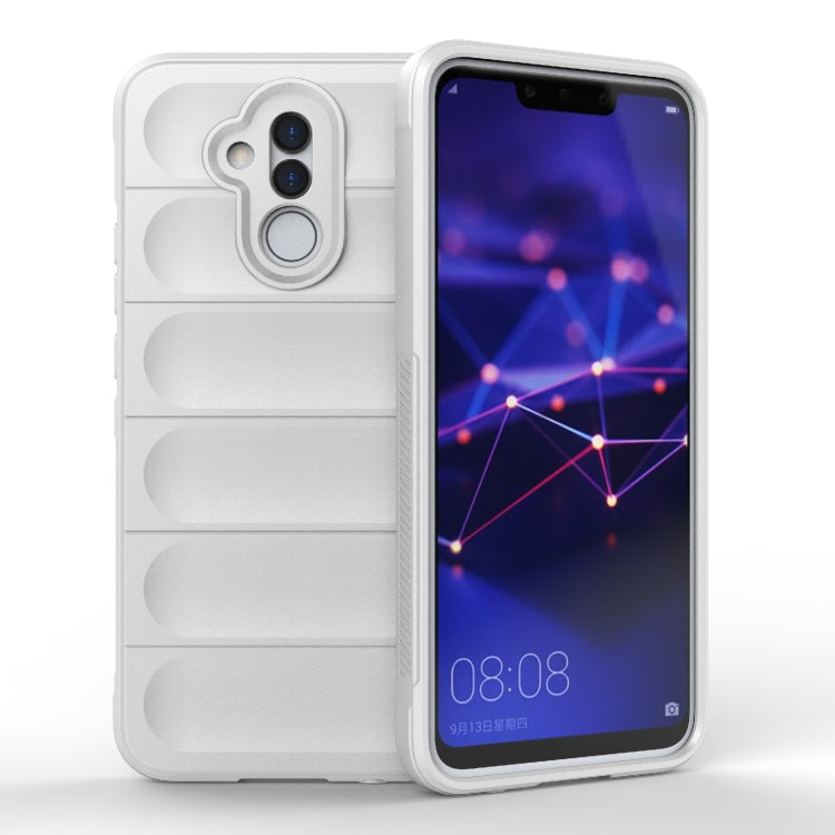 For Huawei Mate 20 Lite Magic Shield TPU + Flannel Phone Case(White) - Huawei Cases by buy2fix | Online Shopping UK | buy2fix