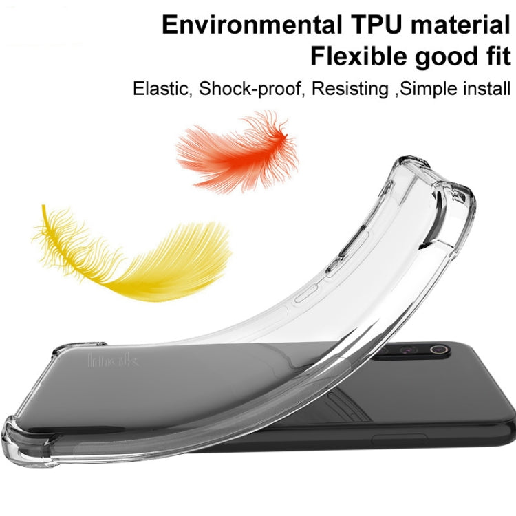 For Motorola ThinkPhone 5G imak Shockproof Airbag TPU Phone Case(Transparent Black) - Motorola Cases by imak | Online Shopping UK | buy2fix