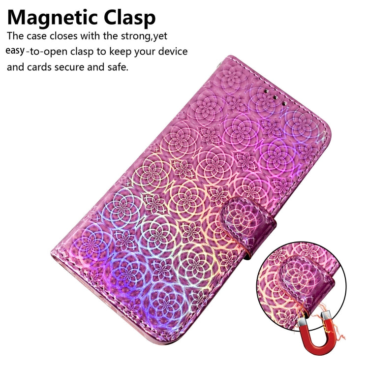 For OnePlus 11 Colorful Magnetic Buckle Leather Phone Case(Pink) - OnePlus Cases by buy2fix | Online Shopping UK | buy2fix